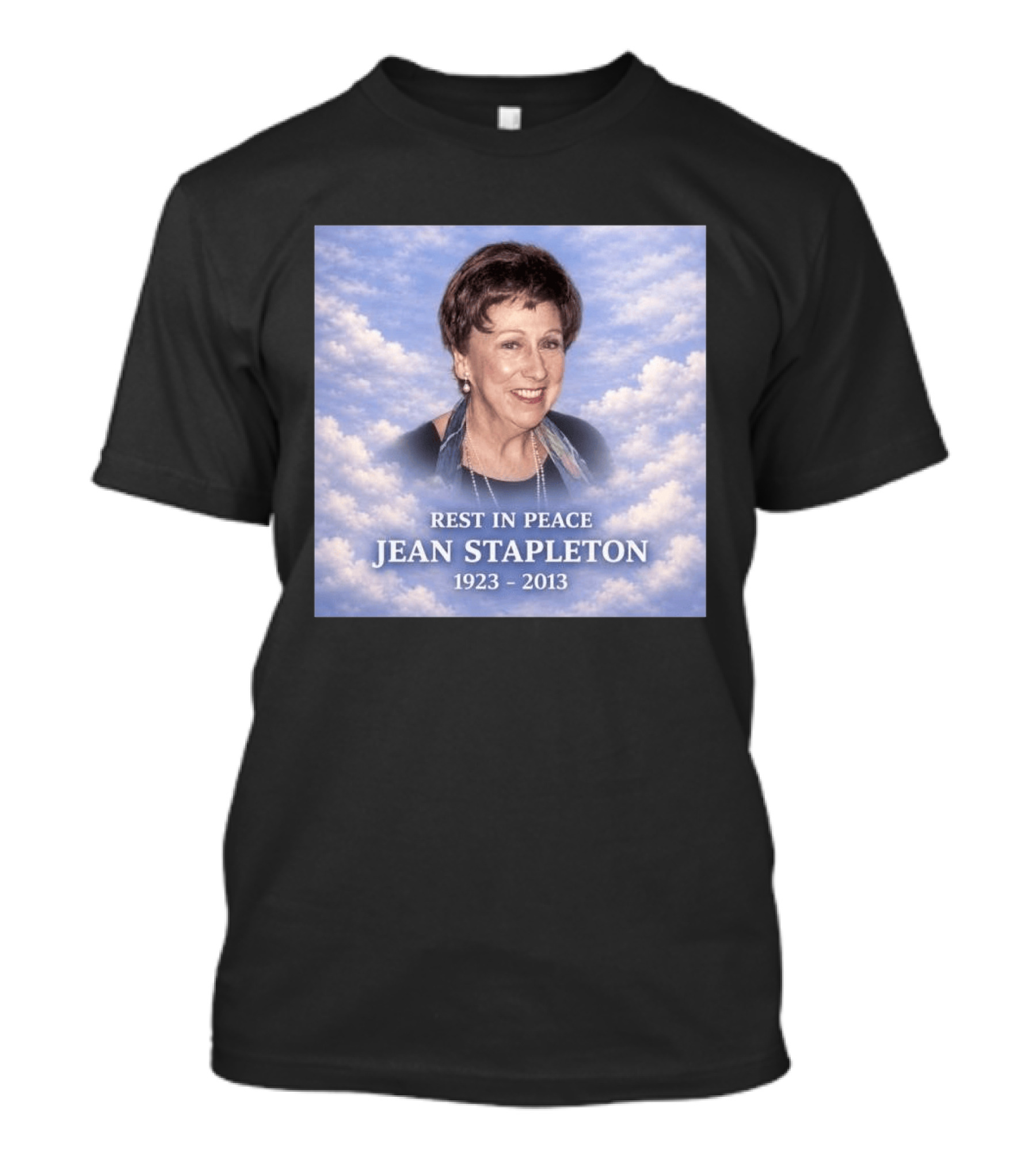 Rest In Peace Jean Stapleton 1923 2013 Memorial Image T-Shirt