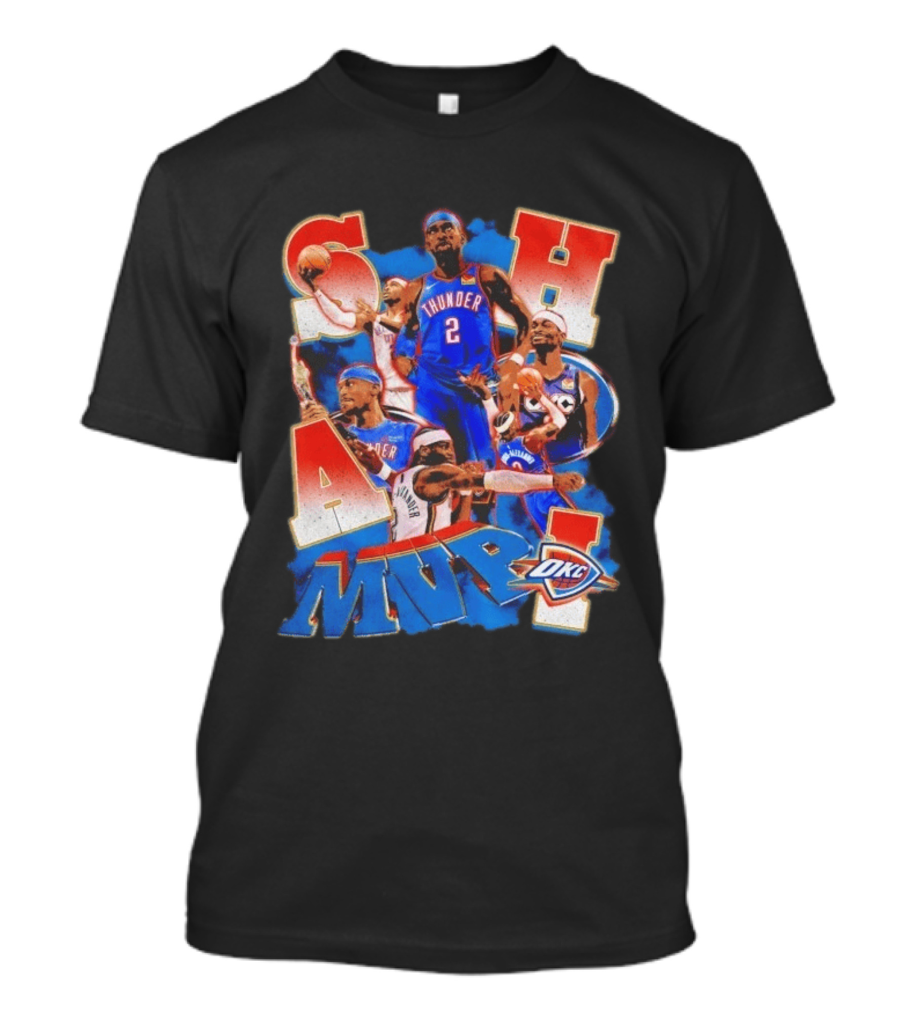 Oklahoma City Thunder Shai Gilgeous Alexander MVP Basketball NBA OKC T-Shirt