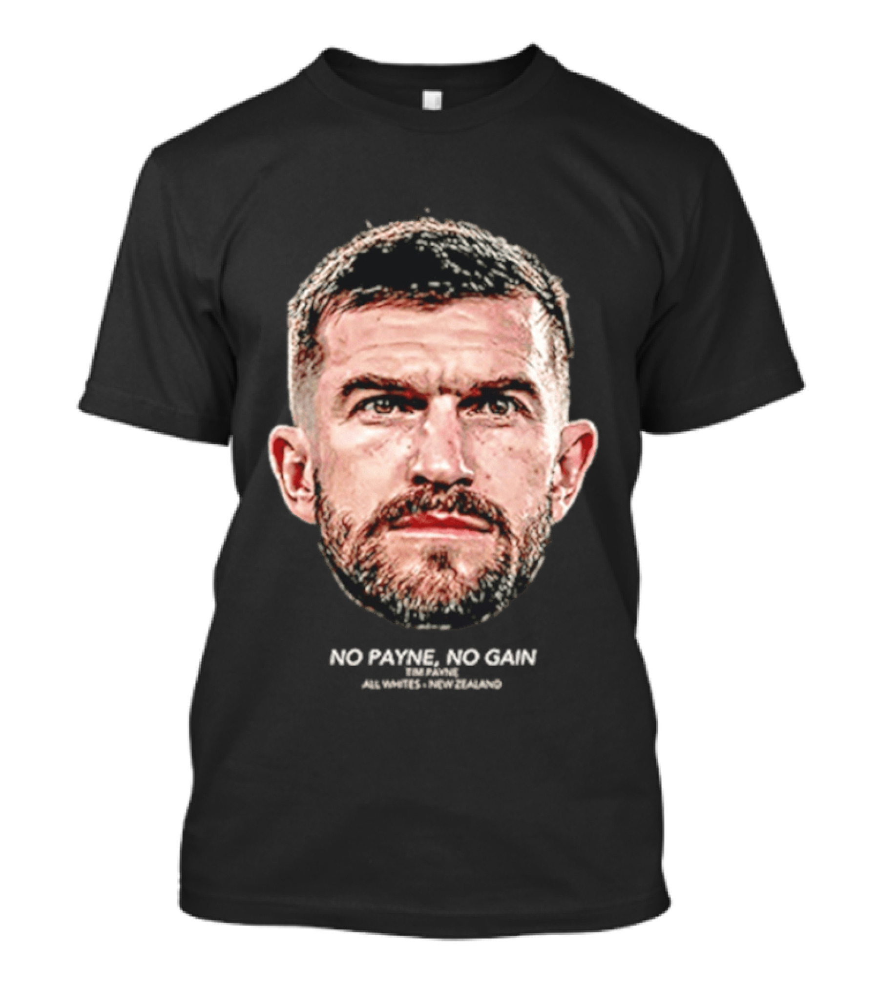 Tim Payne Wellington Phoenix No Payne No Gain Big Head T-Shirt