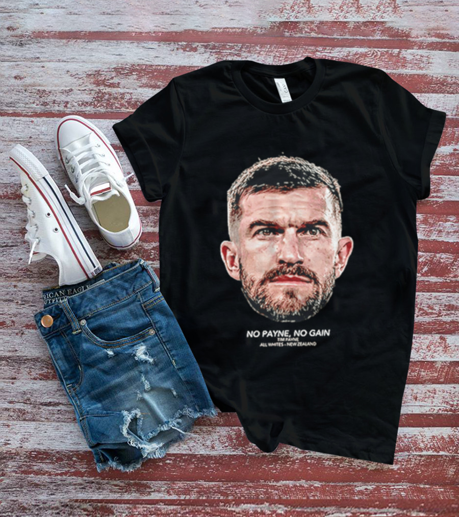 Tim Payne Wellington Phoenix No Payne No Gain Big Head T-Shirt