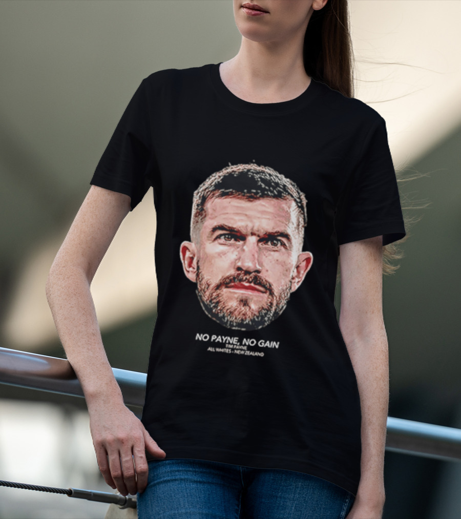 Tim Payne Wellington Phoenix No Payne No Gain Big Head T-Shirt