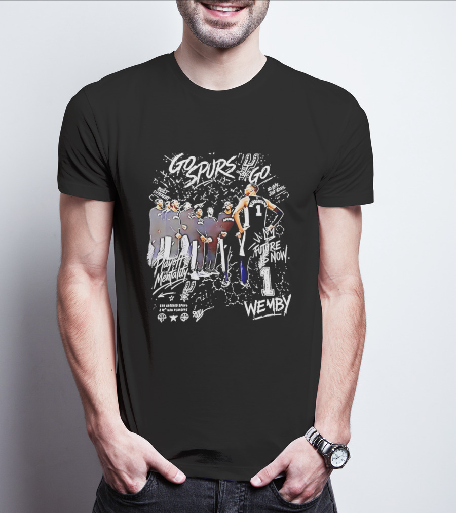 Spurs Built Different No Hype Just Work Future Is Now Wembanyama Wemby T-Shirt