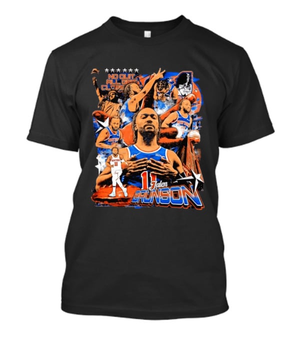 Jalen Brunson New York Knicks NBA No Quit All Grit Close Out 11 T-Shirt