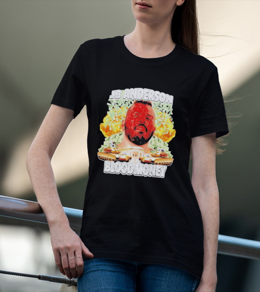 JB Anderson Bloodmoney 90s Bootleg Explosion Cash Tanks T-Shirt