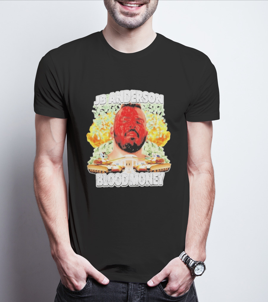 JB Anderson Bloodmoney 90s Bootleg Explosion Cash Tanks T-Shirt