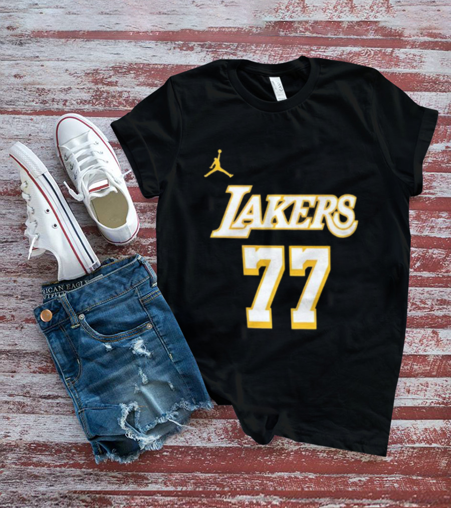 Luka Doncic Lakers 77 Jordan T-Shirt