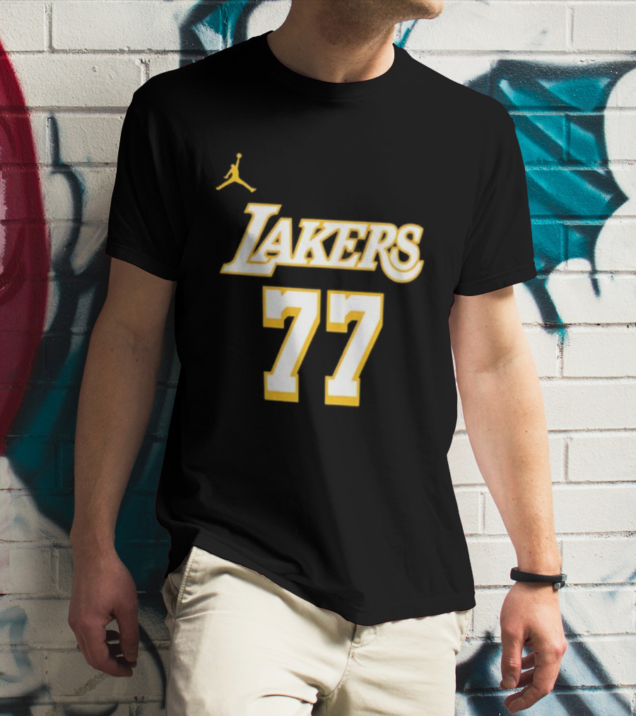 Luka Doncic Lakers 77 Jordan T-Shirt