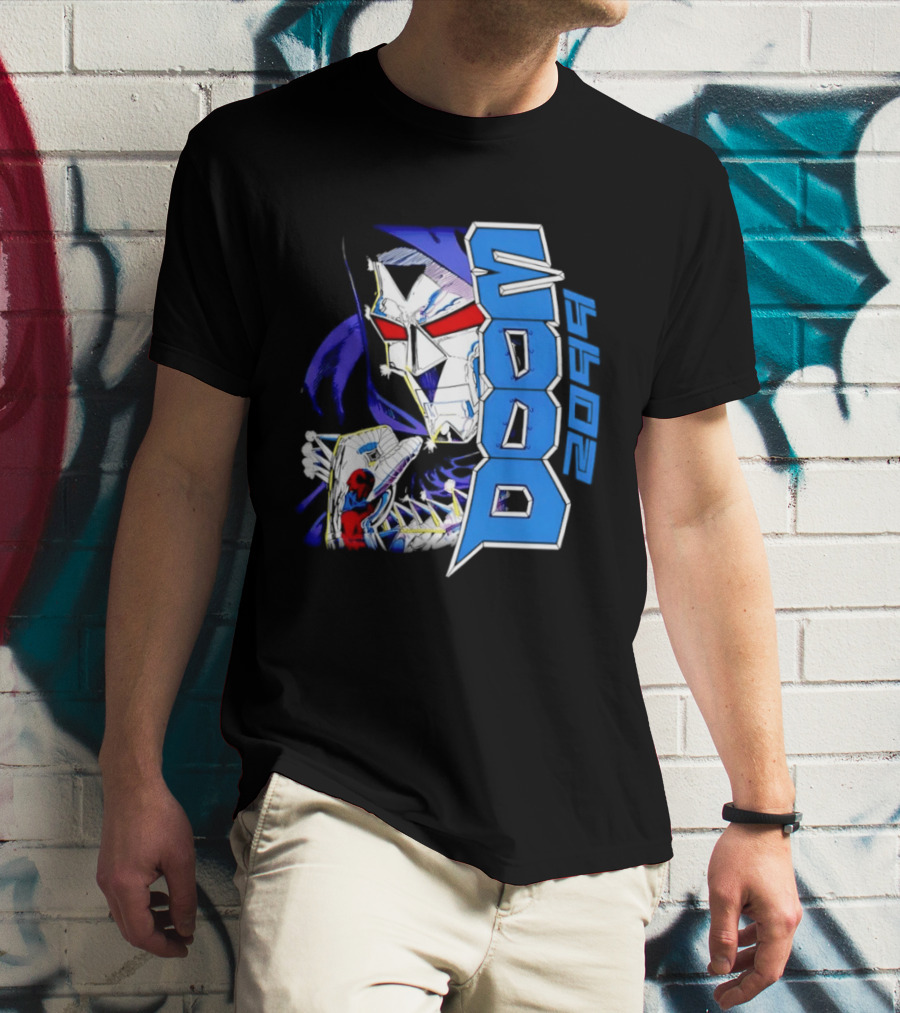 Marvel Comics Doctor Doom 2099 Blue Armor T-Shirt