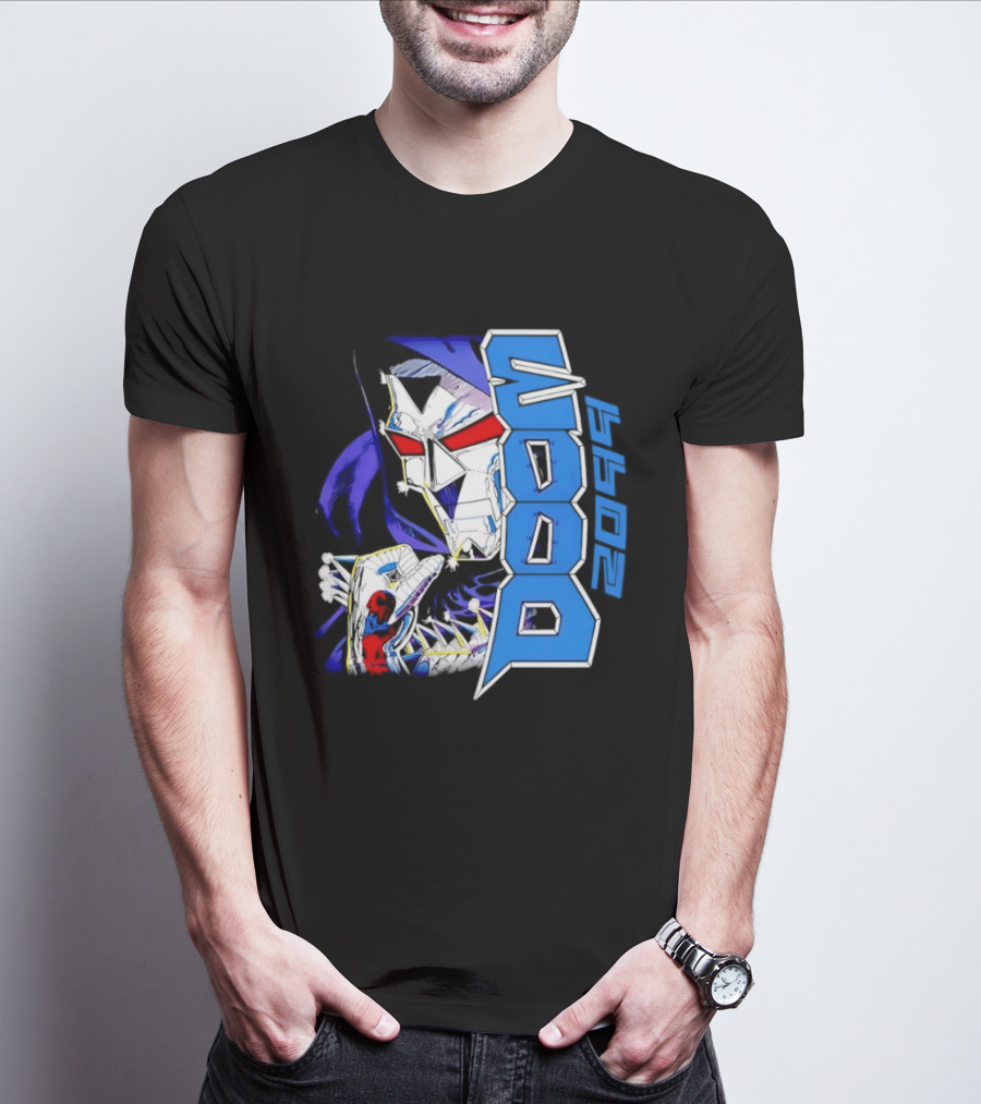Marvel Comics Doctor Doom 2099 Blue Armor T-Shirt