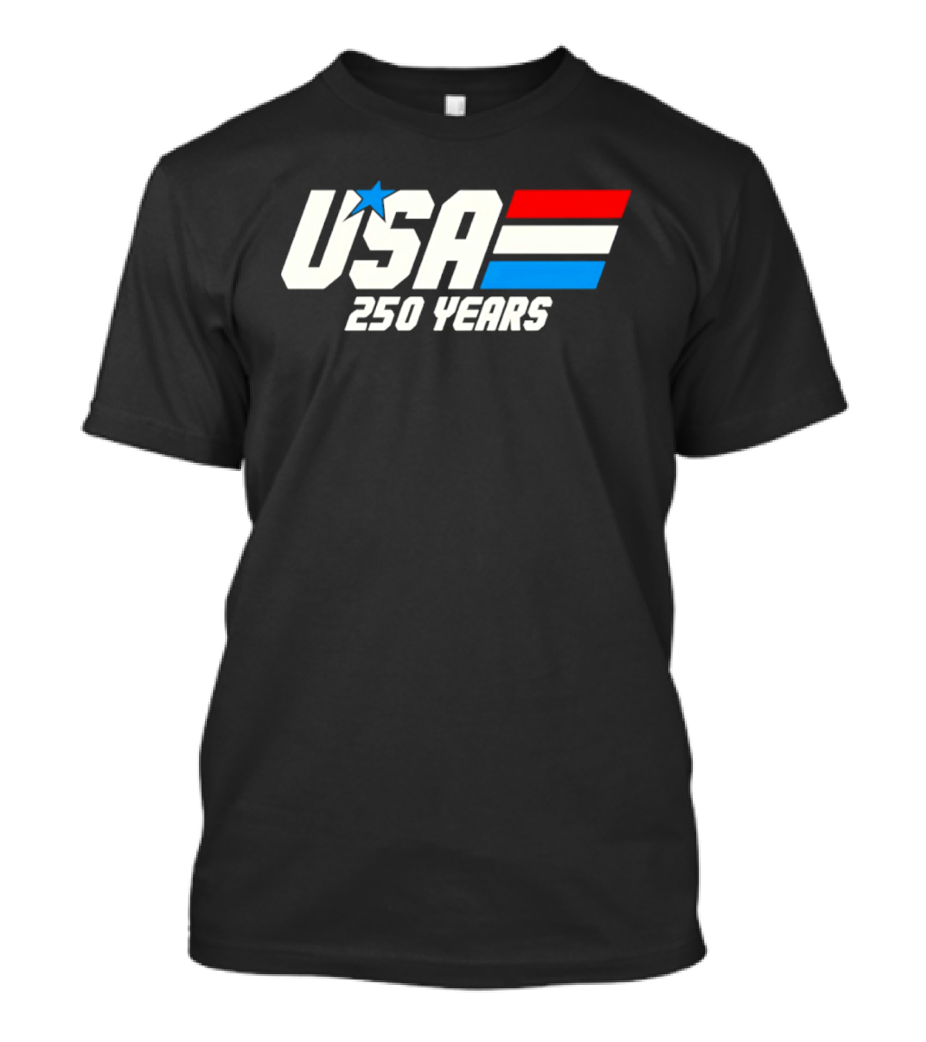 USA 250 Years Racing Star Iconic Red White Blue T-Shirt