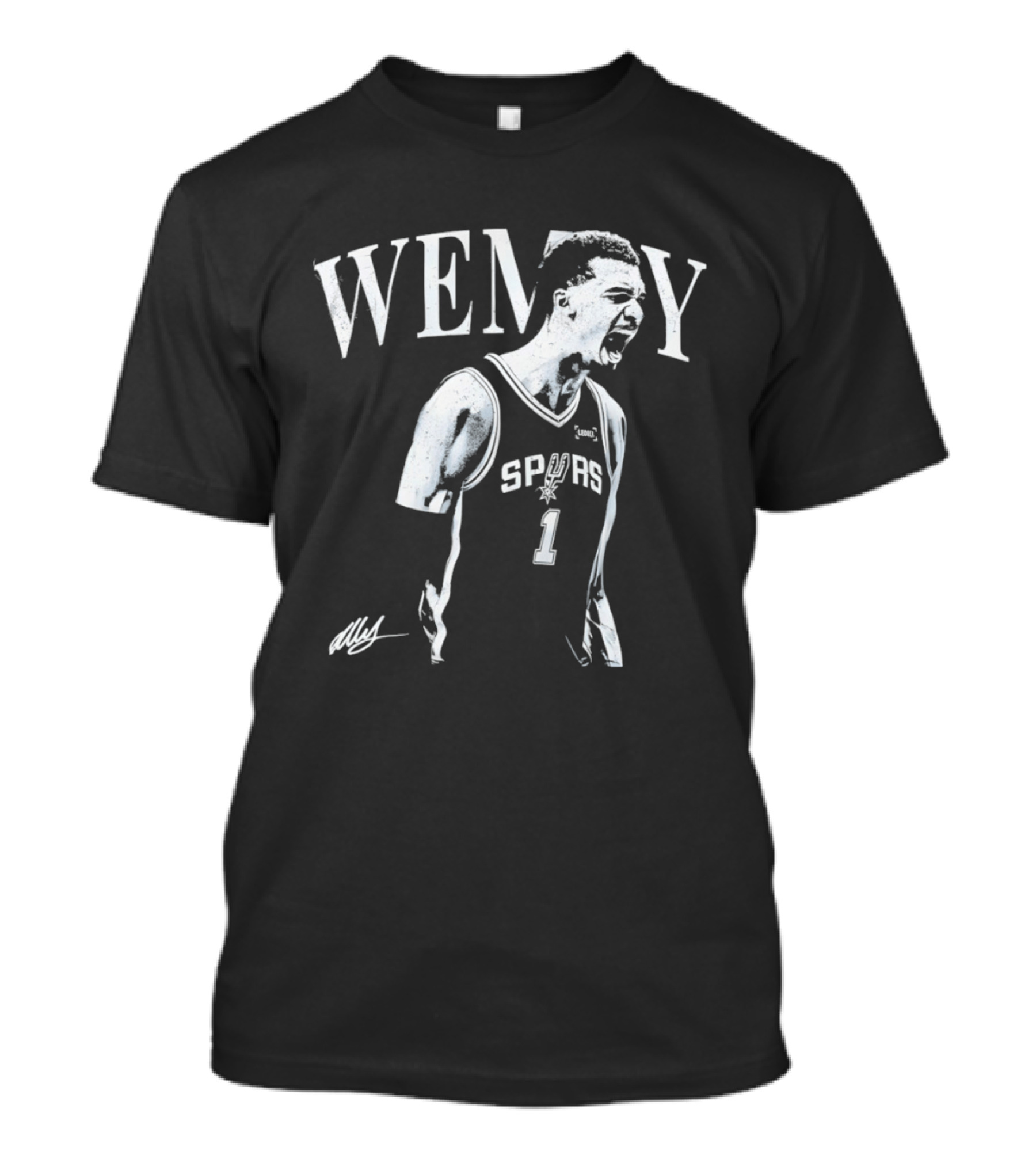 Wemby Victor Wembanyama Spurs 1 Celebration NBA Basketball T-Shirt