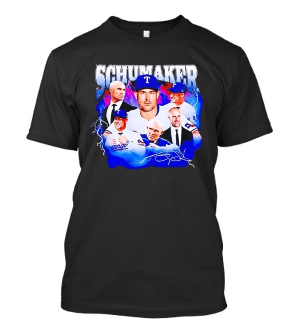 Skip Schumaker Texas Baseball Collage T-Shirt