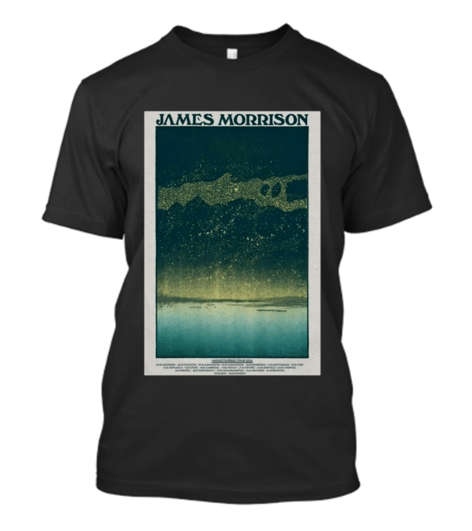 James Morrison Undiscovered Tour 2026 Retro Aesthetic T-Shirt
