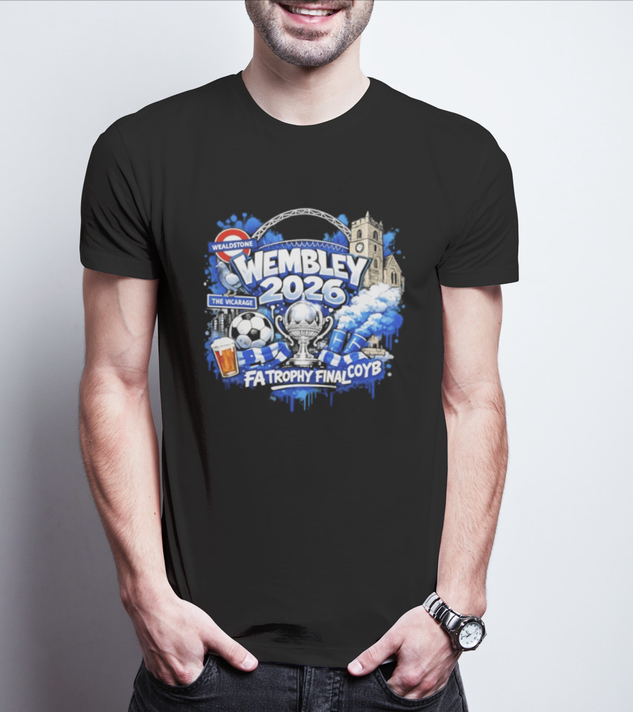 Wealdstone Wembley 2026 FA Trophy Final COYB The Vicarage T-Shirt