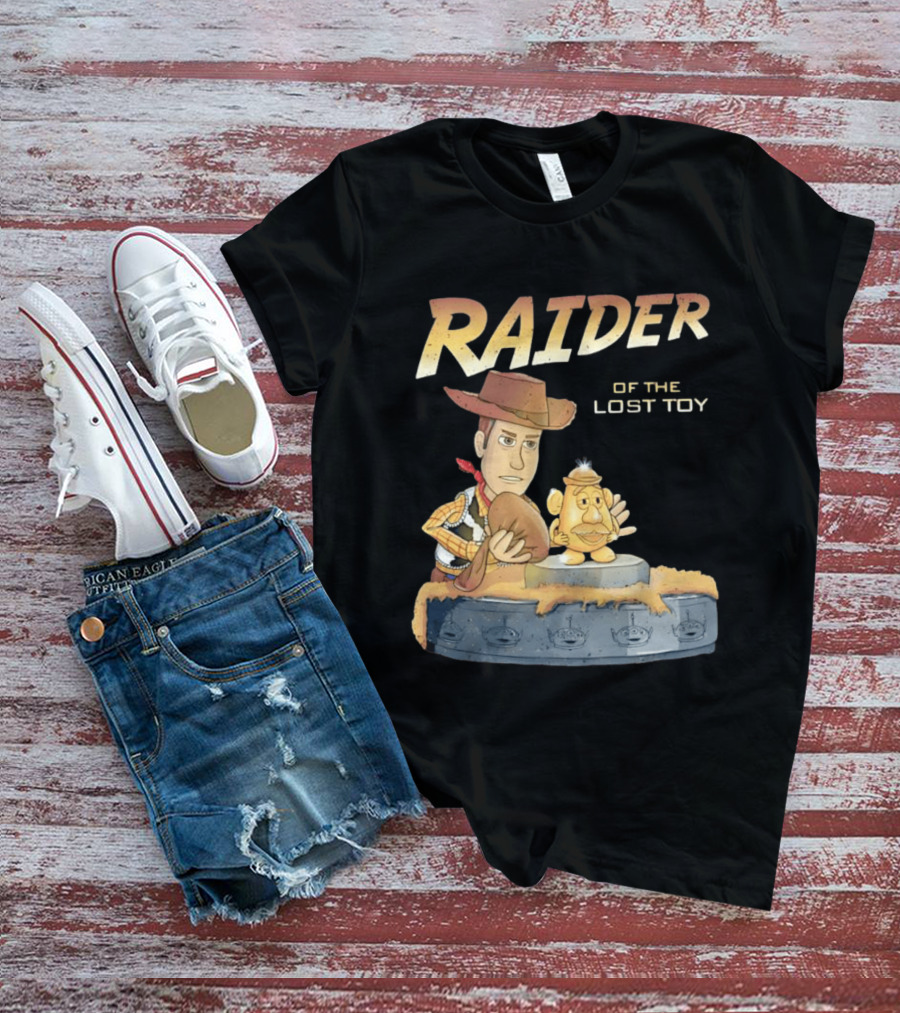 Raiders Toy Story Woody Mr Potato Head Lost Toy T-Shirt