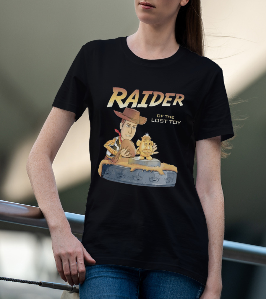 Raiders Toy Story Woody Mr Potato Head Lost Toy T-Shirt