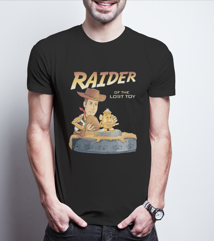 Raiders Toy Story Woody Mr Potato Head Lost Toy T-Shirt