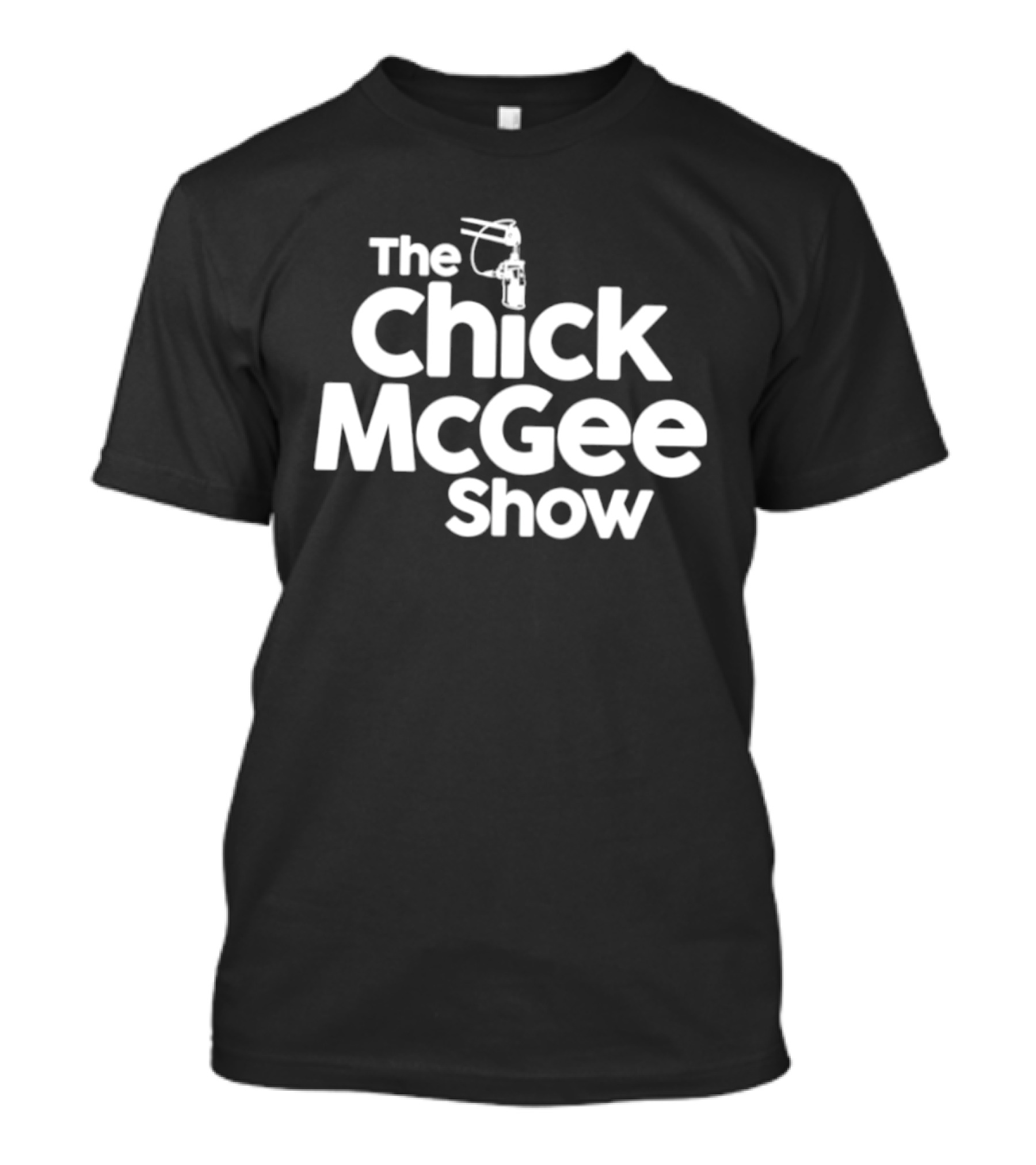 The Chick McGee Show Podcast Mic T-Shirt