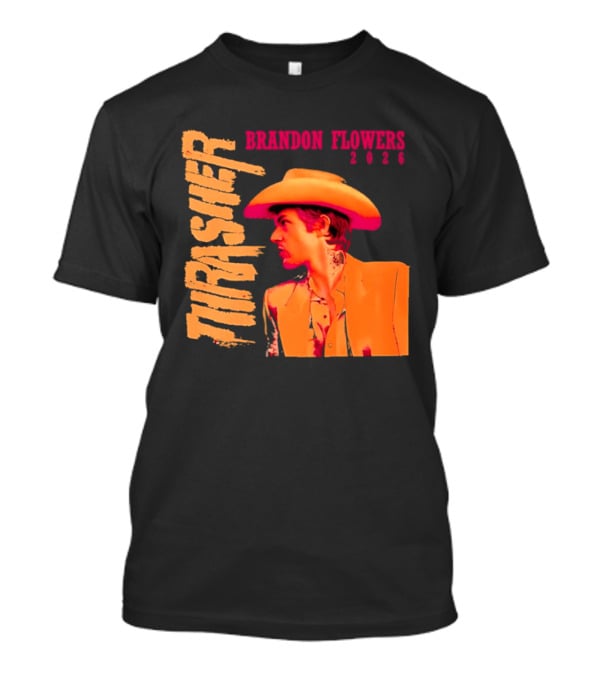 Brandon Flowers Thrasher 2026 Cowboy T-Shirt