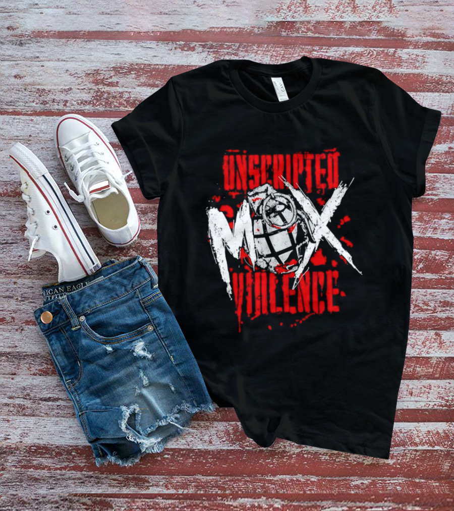 AEW Unscripted Violence Mox Grenade T-Shirt