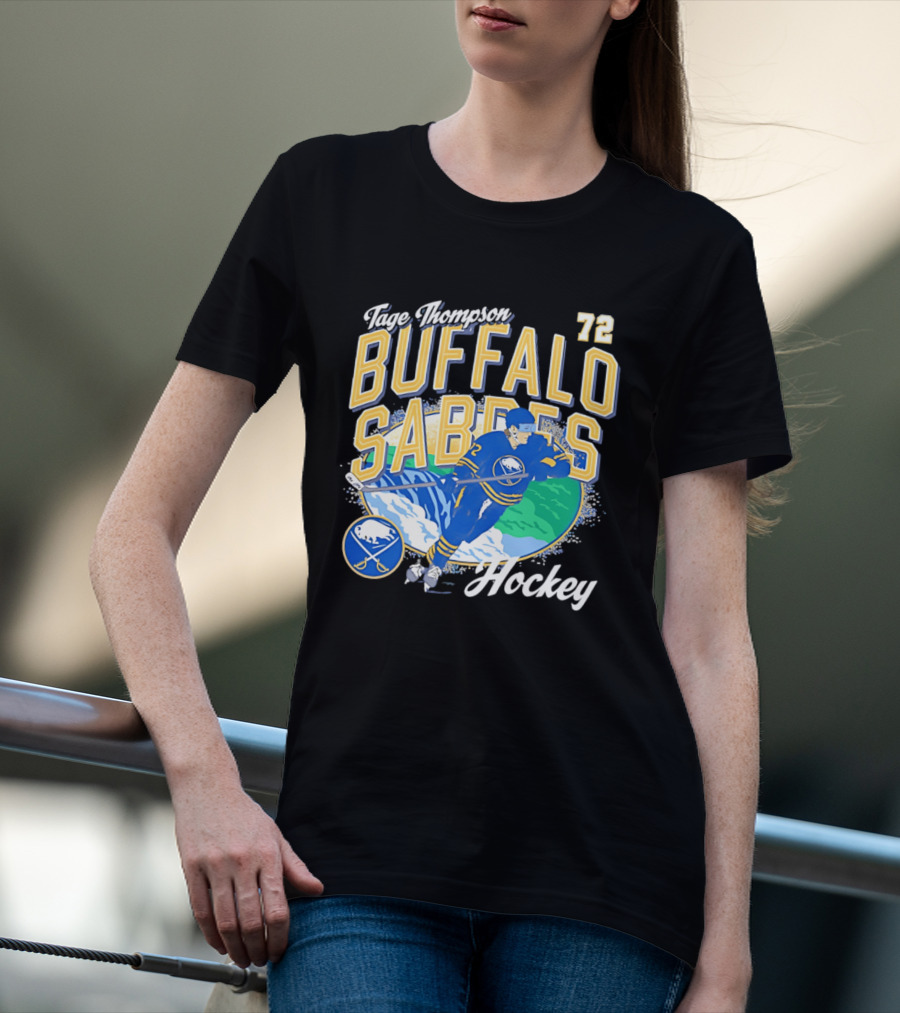 Tage Thompson 72 Buffalo Sabres Hockey Player T-Shirt