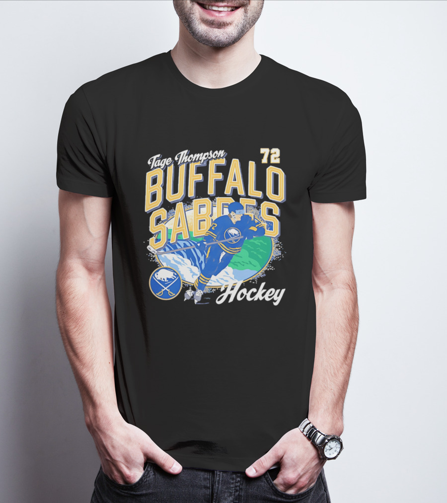 Tage Thompson 72 Buffalo Sabres Hockey Player T-Shirt