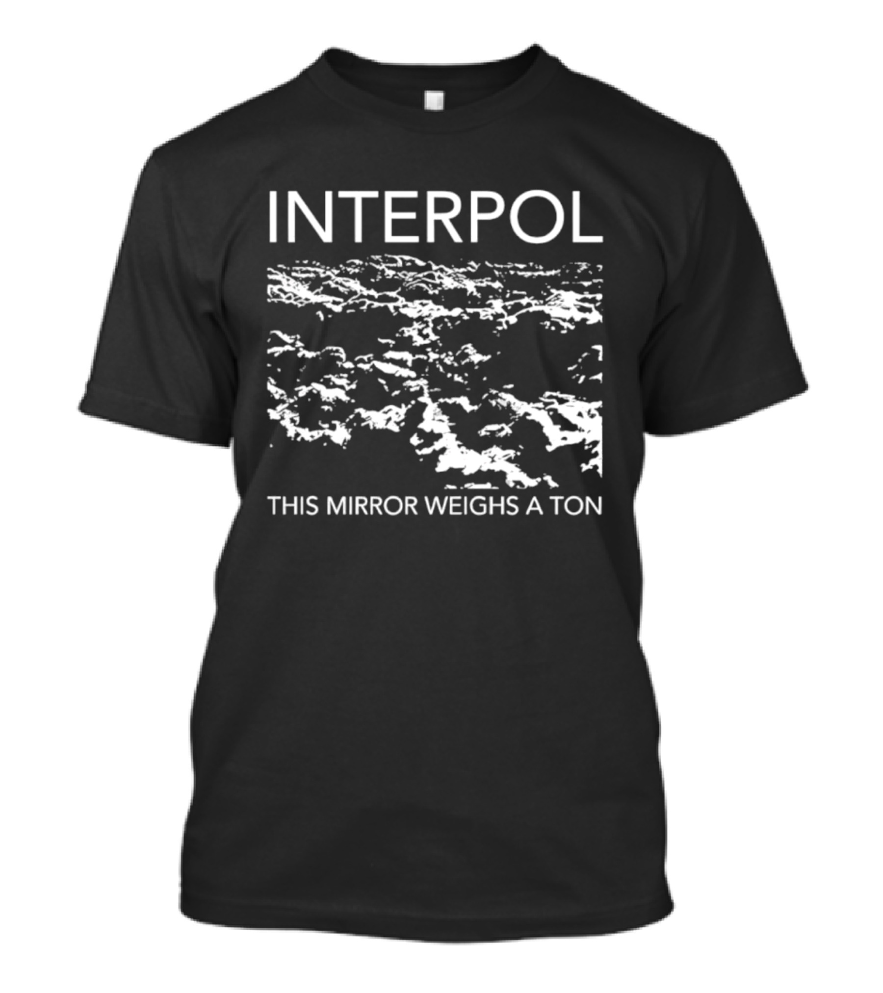 Interpol This Mirror Weighs A Ton Distressed Abstract T-Shirt