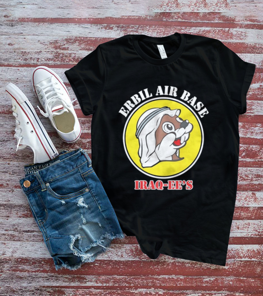 Erbil Air Base Iraq Eef's Cartoon T-Shirt