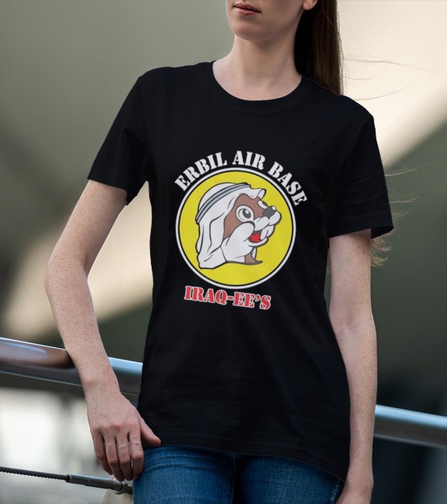 Erbil Air Base Iraq Eef's Cartoon T-Shirt