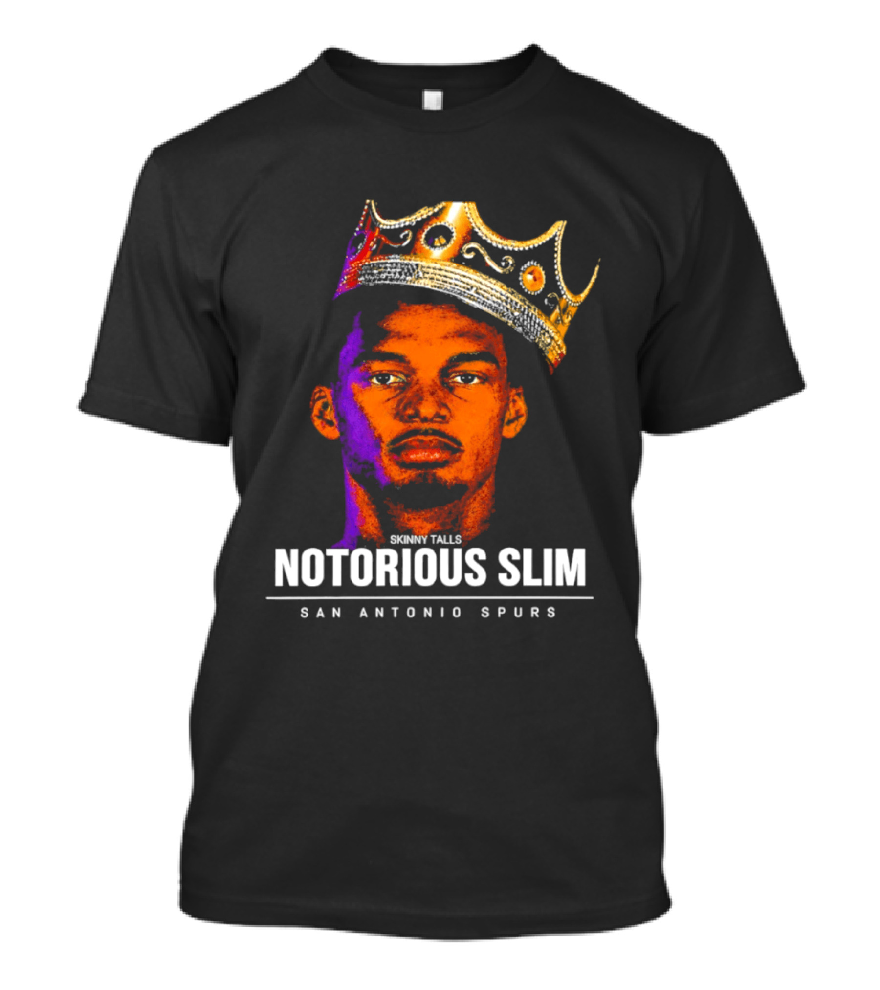 San Antonio Spurs Notorious Slim King Victor Wembanyama Basketball Star T-Shirt