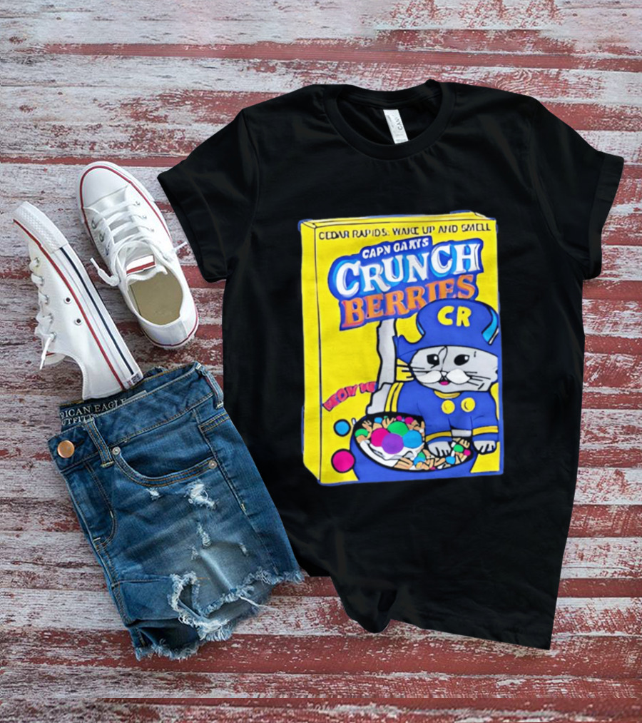 Cedar Rapids Wake Up And Smell Capn Oats Crunch Berries T-Shirt