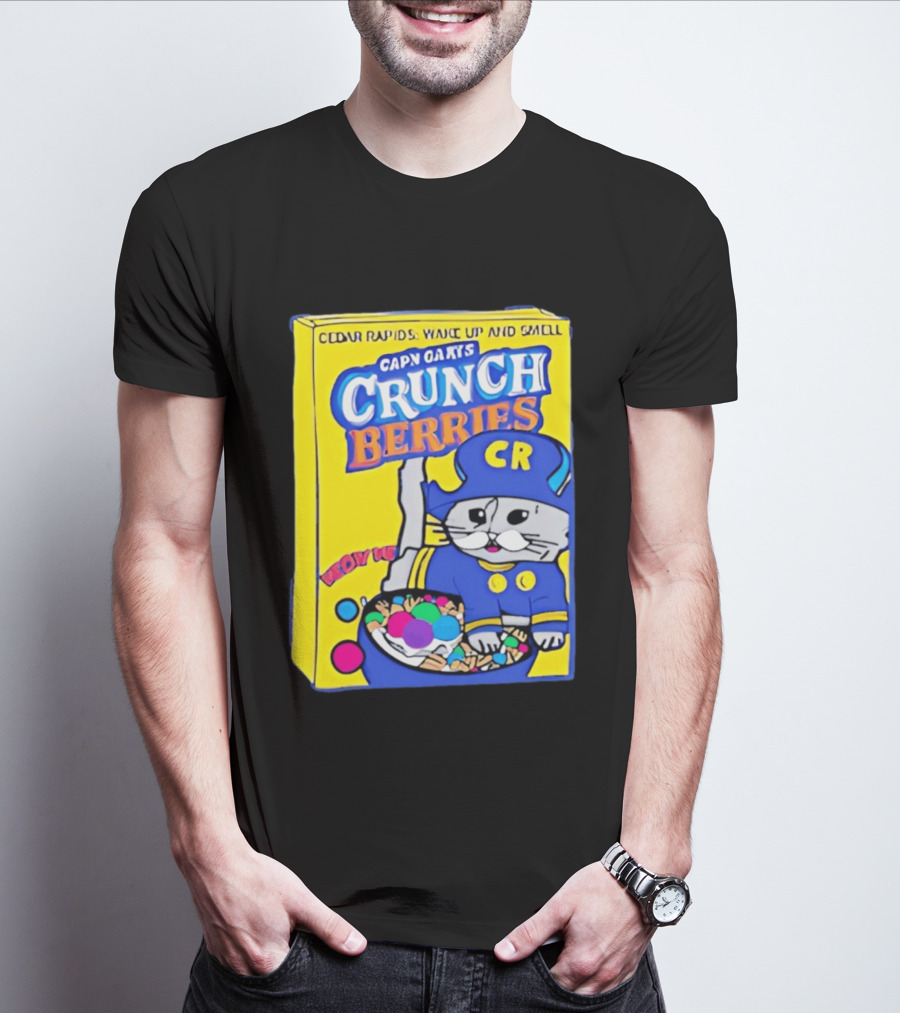 Cedar Rapids Wake Up And Smell Capn Oats Crunch Berries T-Shirt