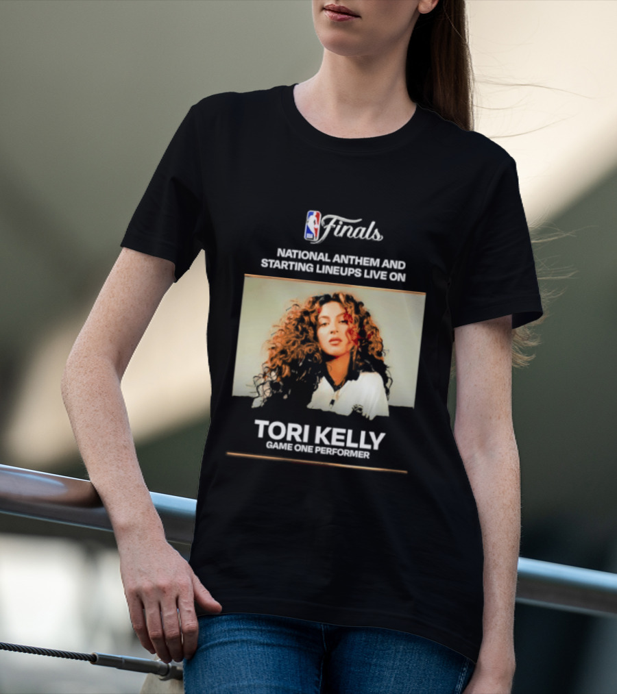 NBA Finals Tori Kelly Game One Performer National Anthem And Starting Lineups Live T-Shirt
