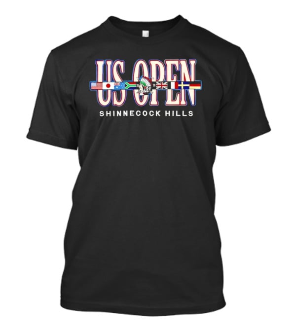 US Open Shinnecock Hills Flags International Golf Event T-Shirt