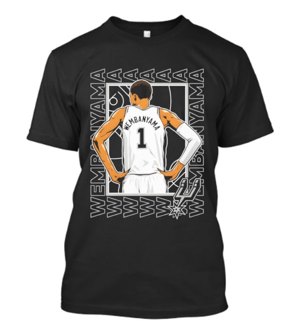 Victor Wembanyama San Antonio Spurs Number 1 NBA Basketball Player 2026 T-Shirt