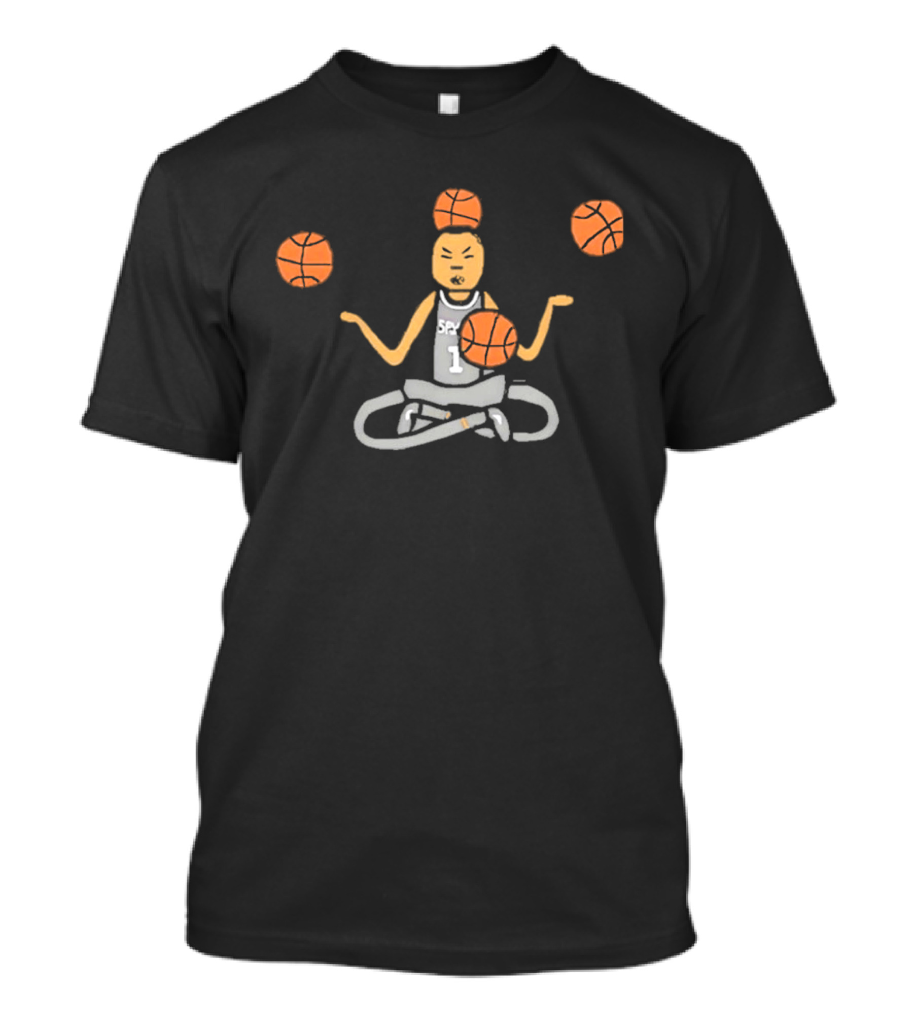 Wembanyama Meditation San Antonio Spurs Basketball Meme T-Shirt