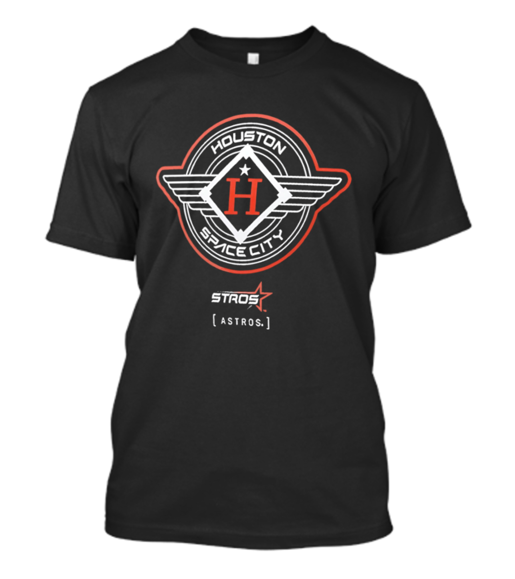 Houston Space City Stros Astros Diamond Wings H T-Shirt