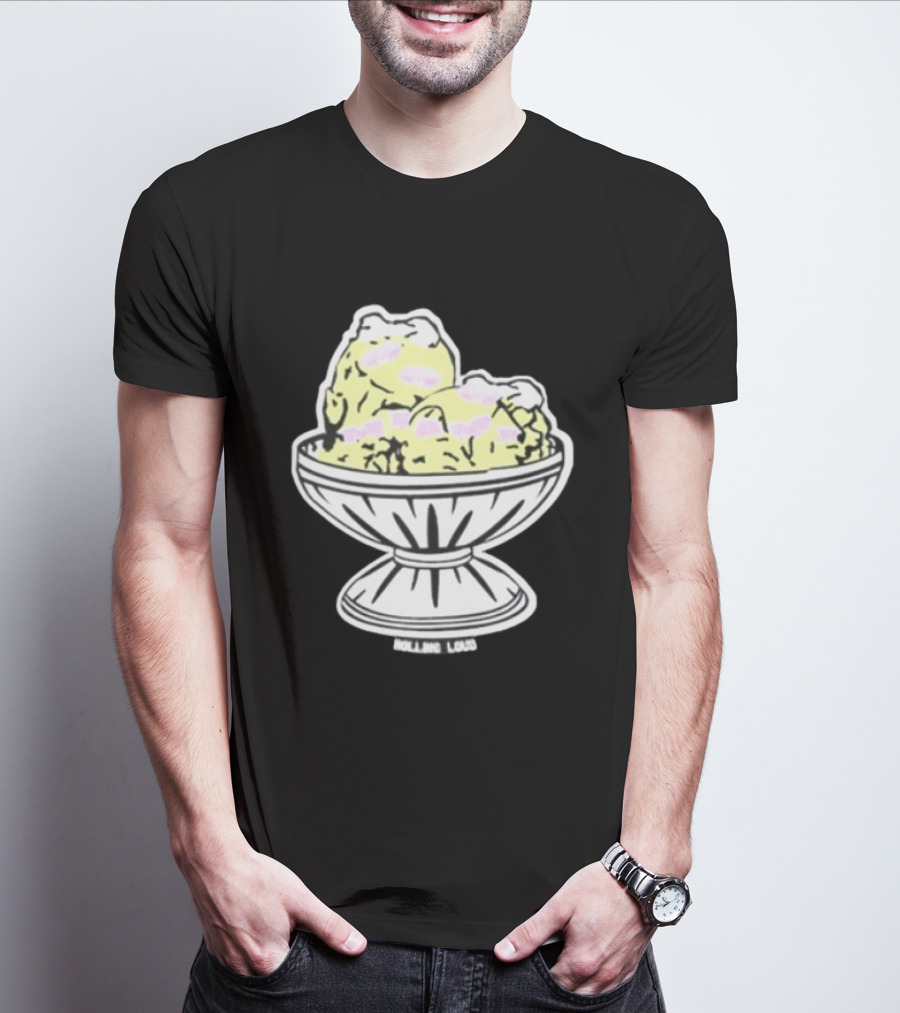 Rolling Loud Ice Cream Bowl Collaboration T-Shirt