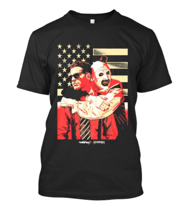 Ice Nine Kills Spencer Clown American Flag Horror Aesthetic T-Shirt