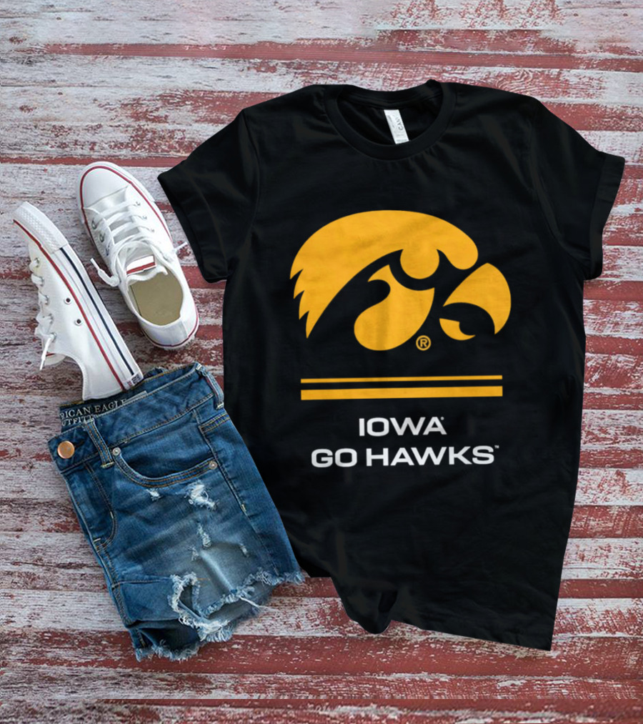 Iowa Hawkeyes Go Hawks T-Shirt