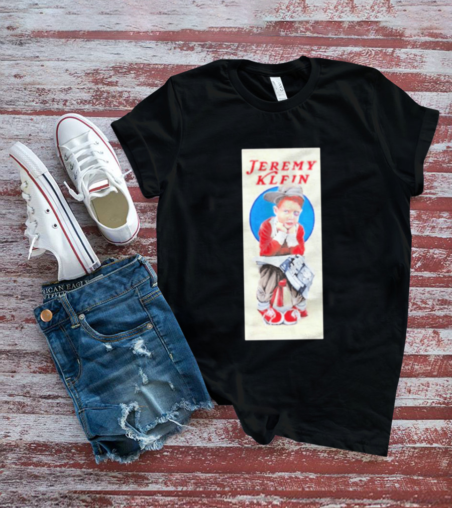Jeremy Klein World Industries Kid Sitting On Stool T-Shirt