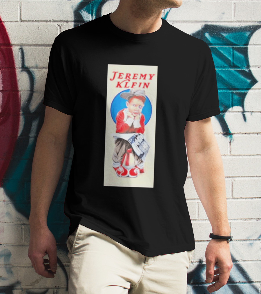 Jeremy Klein World Industries Kid Sitting On Stool T-Shirt