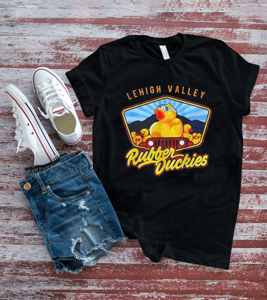 Lehigh Valley IronPigs Rubber Duckies Jeep T-Shirt