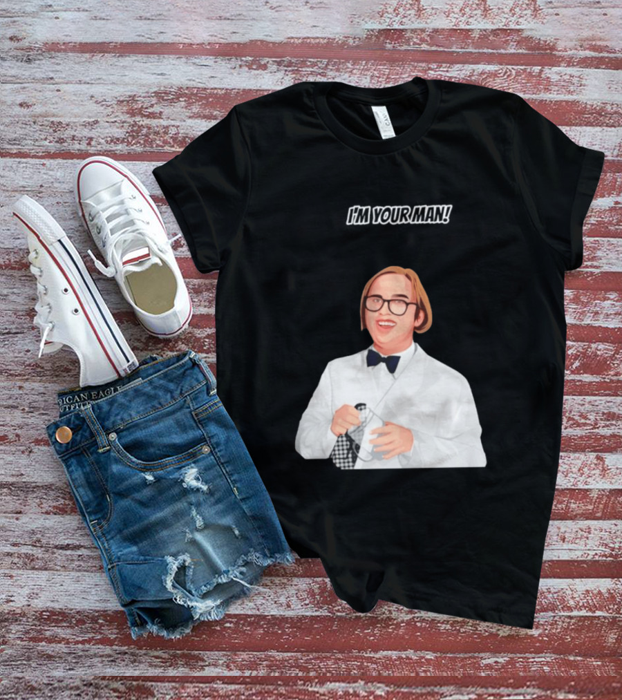 Max And Paddy I Am Your Man Bow Tie White Jacket T-Shirt