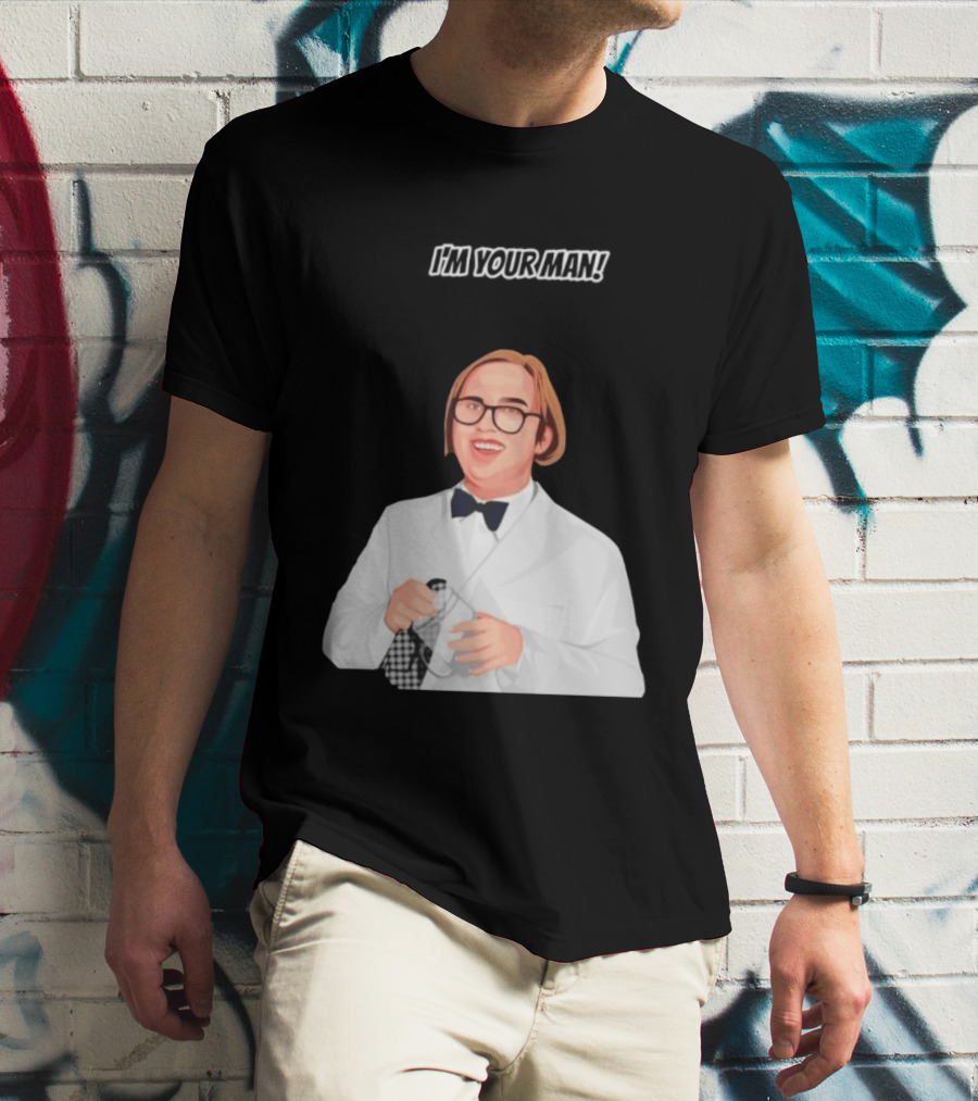 Max And Paddy I Am Your Man Bow Tie White Jacket T-Shirt