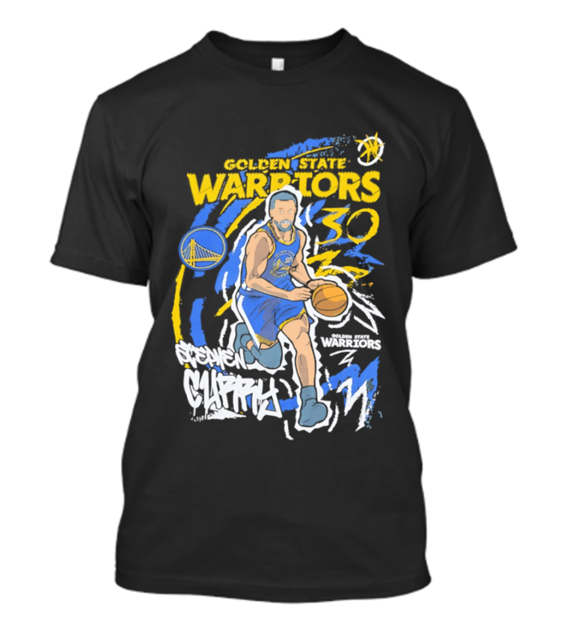 Golden State Warriors Stephen Curry 30 Basketball Player T-Shirt