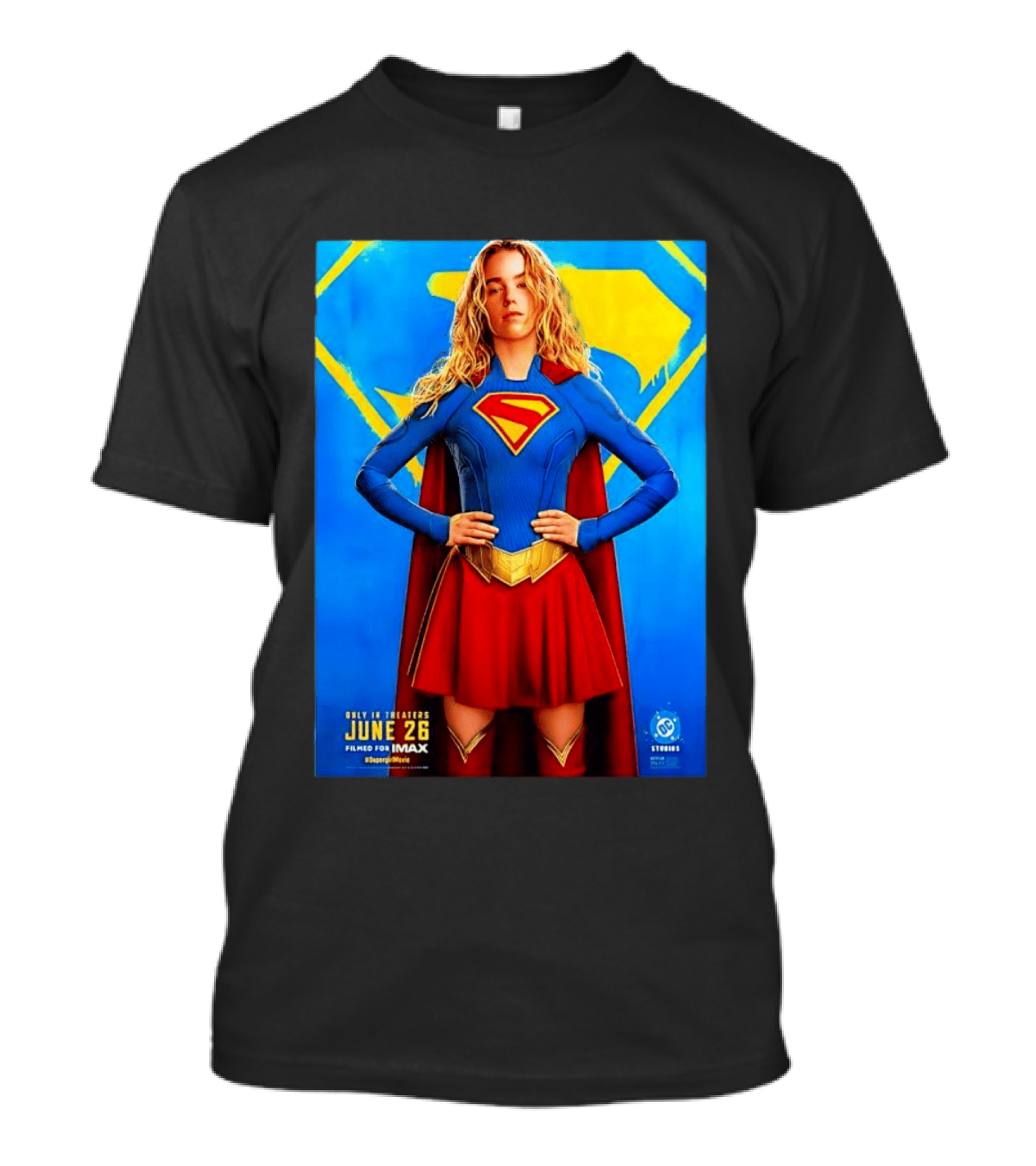 DC Studios Supergirl Movie June 26 Theaters Imax T-Shirt