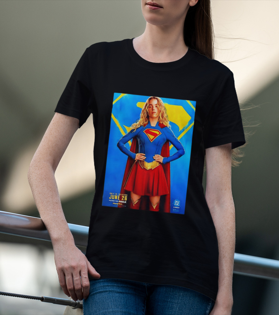 DC Studios Supergirl Movie June 26 Theaters Imax T-Shirt
