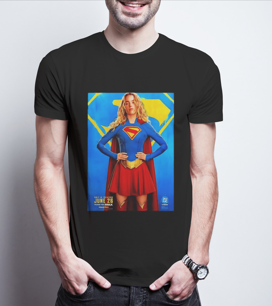 DC Studios Supergirl Movie June 26 Theaters Imax T-Shirt