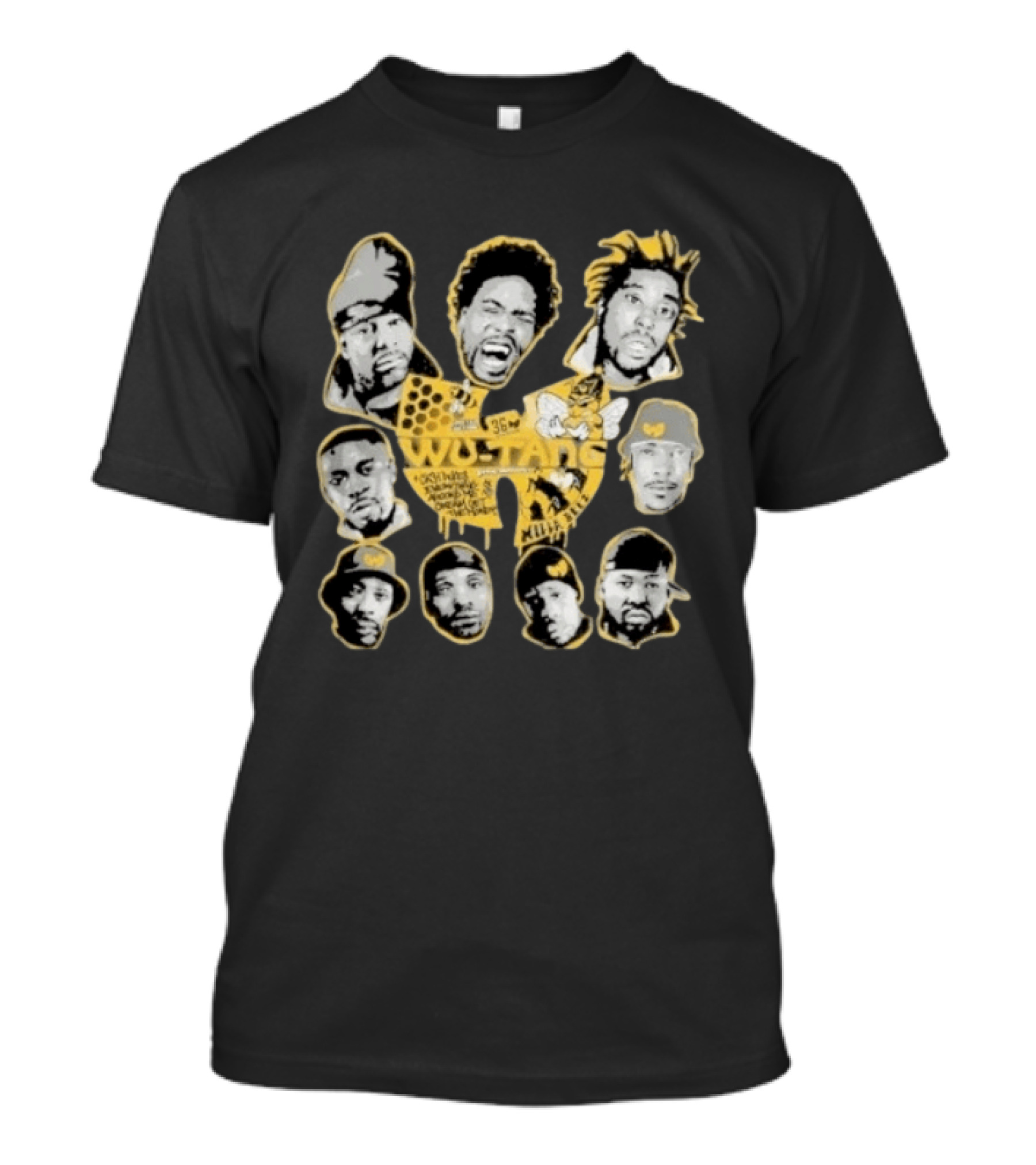 Wu Tang Clan The Final Chamber Tour 2026 Iconic Members Collage 36th Chamber T-Shirt
